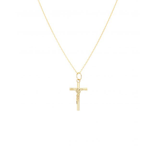 Collier Crucifix en Or 19,2 Carats 