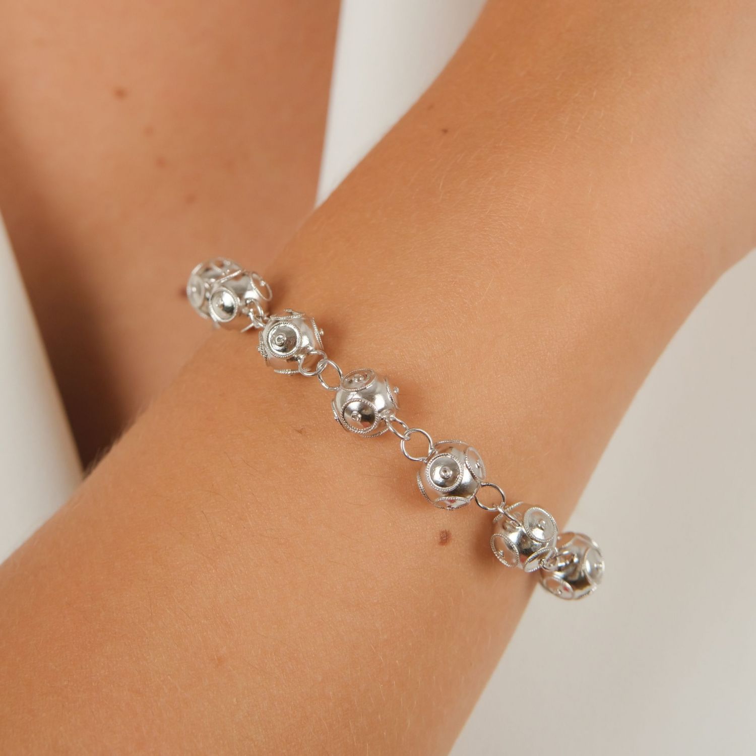 Bracelet Viana's Contas in Silver 