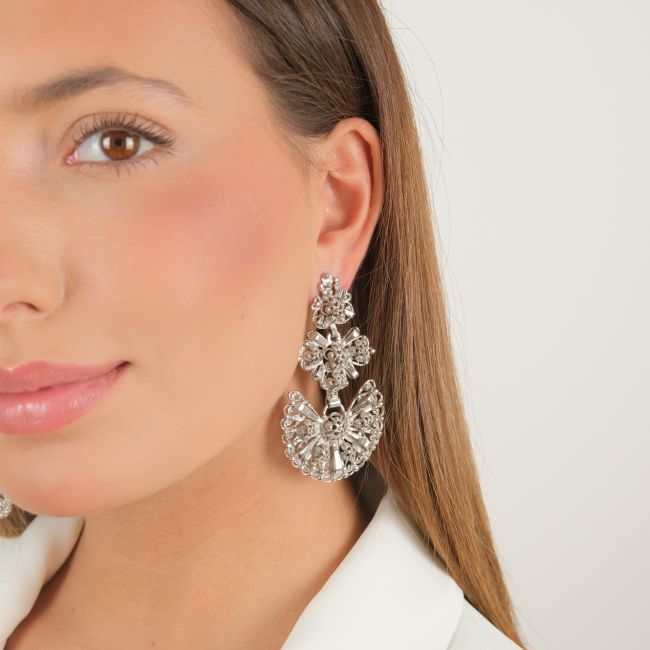 Boucles d'Oreilles Galegos en Argent 