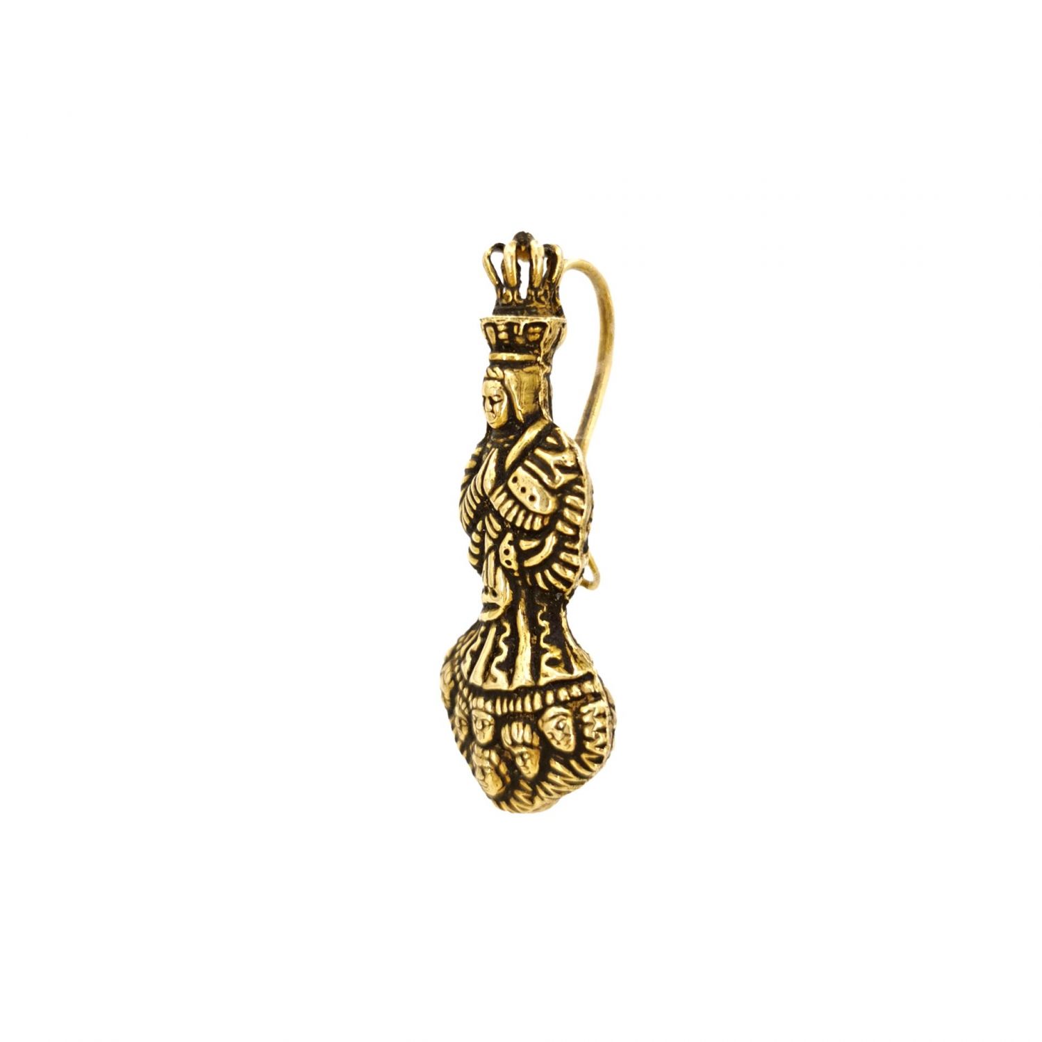 Pendant Immaculate Conception in Gold Plated Silver 