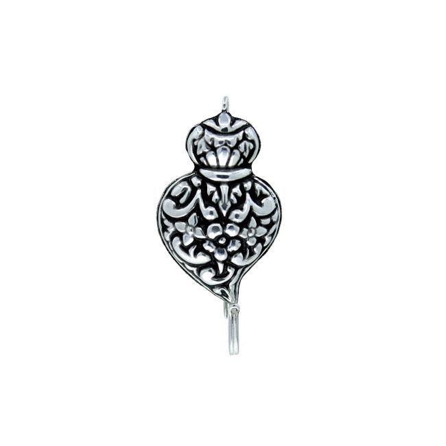 Broche Pendentif baroque en Argent