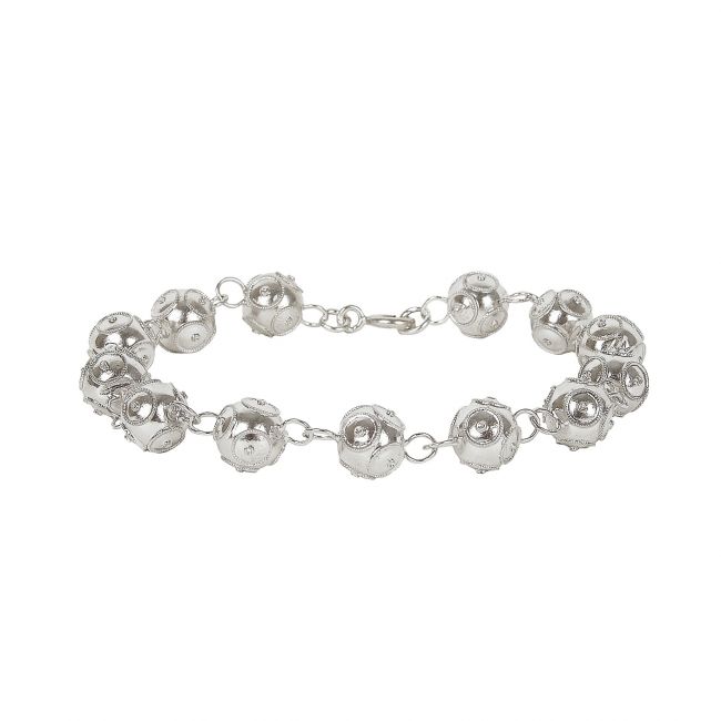 Pulsera Contas de Viana de Plata