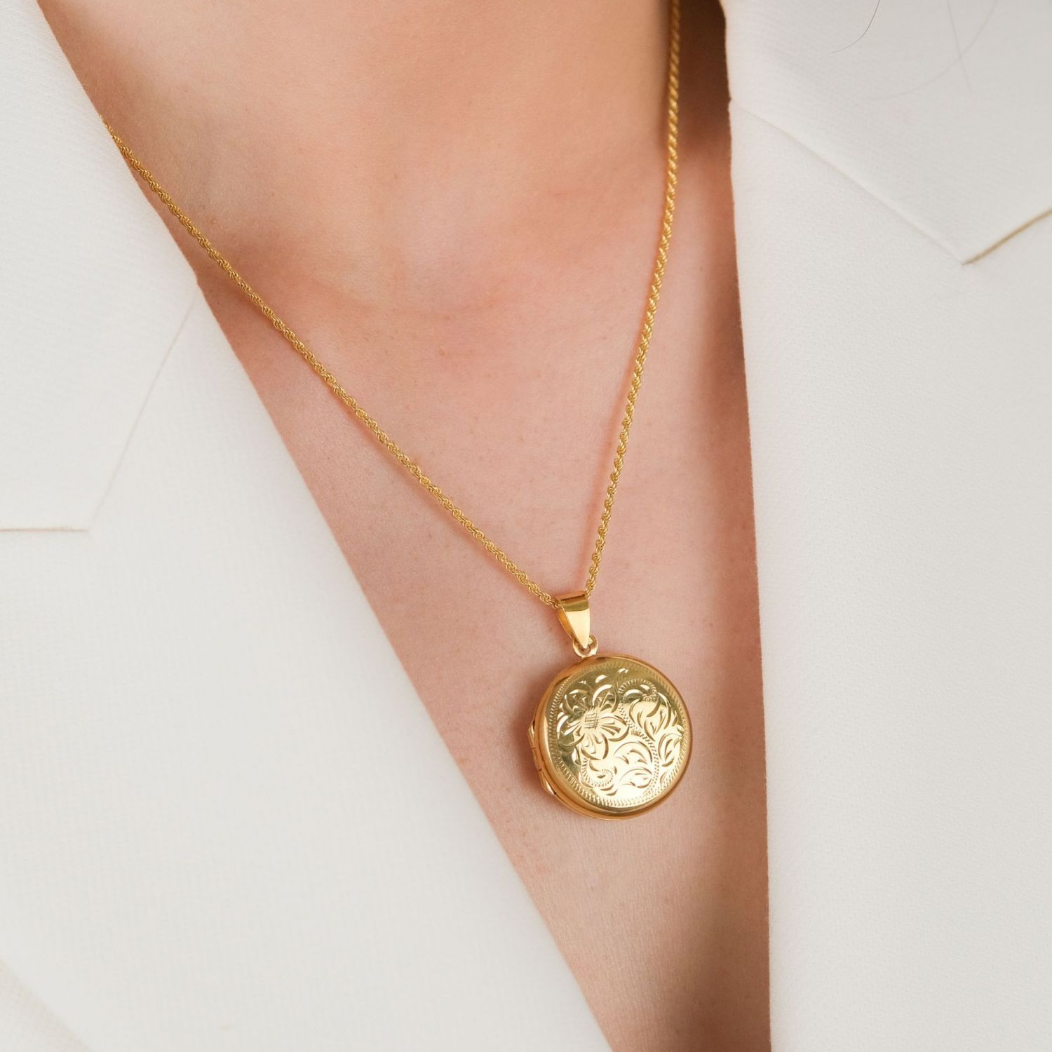 Necklace Memoria in Gold Plated Silver 