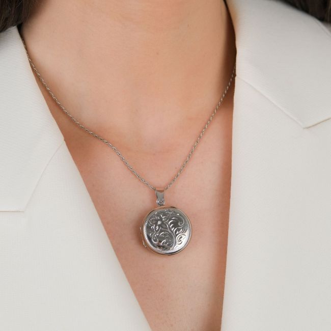 Collier Memoria en Argent 