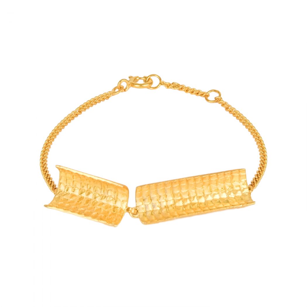 Bracelet Engawa in Gold Plated Silver 