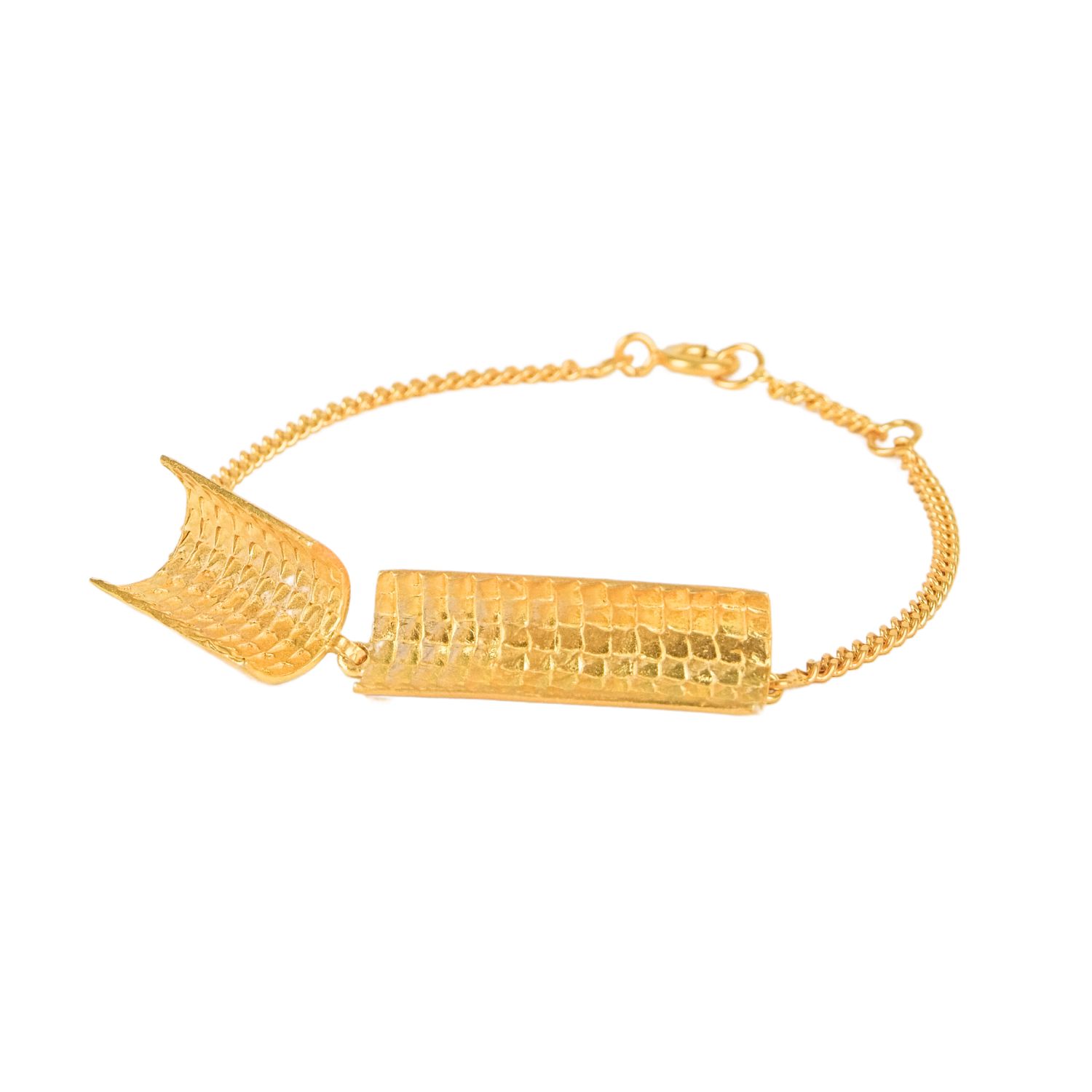 Bracelet Engawa in Gold Plated Silver 