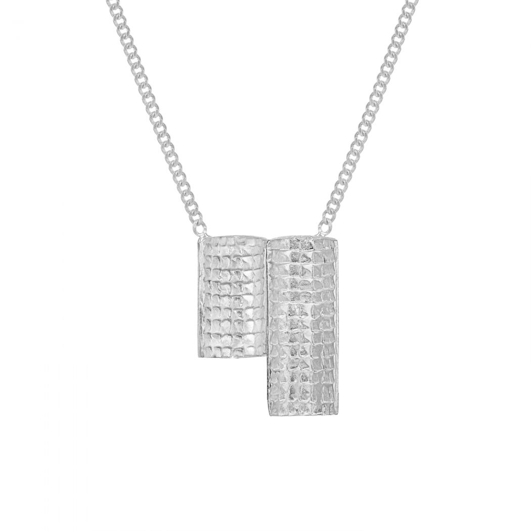 Necklace Engawa in Silver 