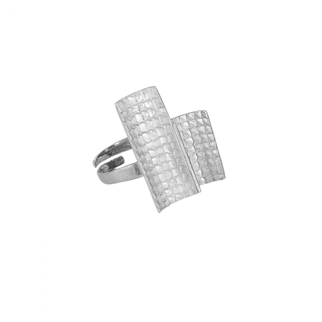 Ring Engawa in Silver 