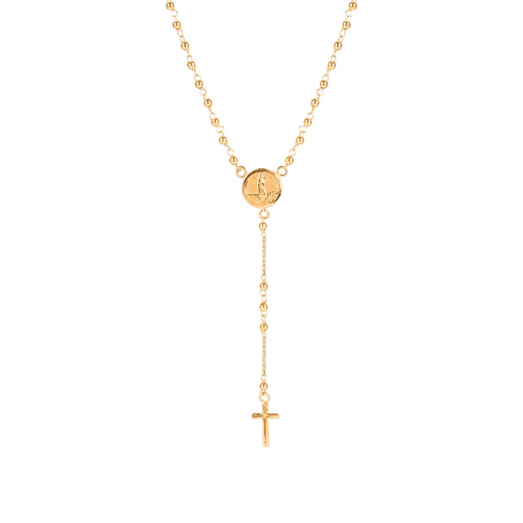 Necklace Rosary in 19,2Kt Gold