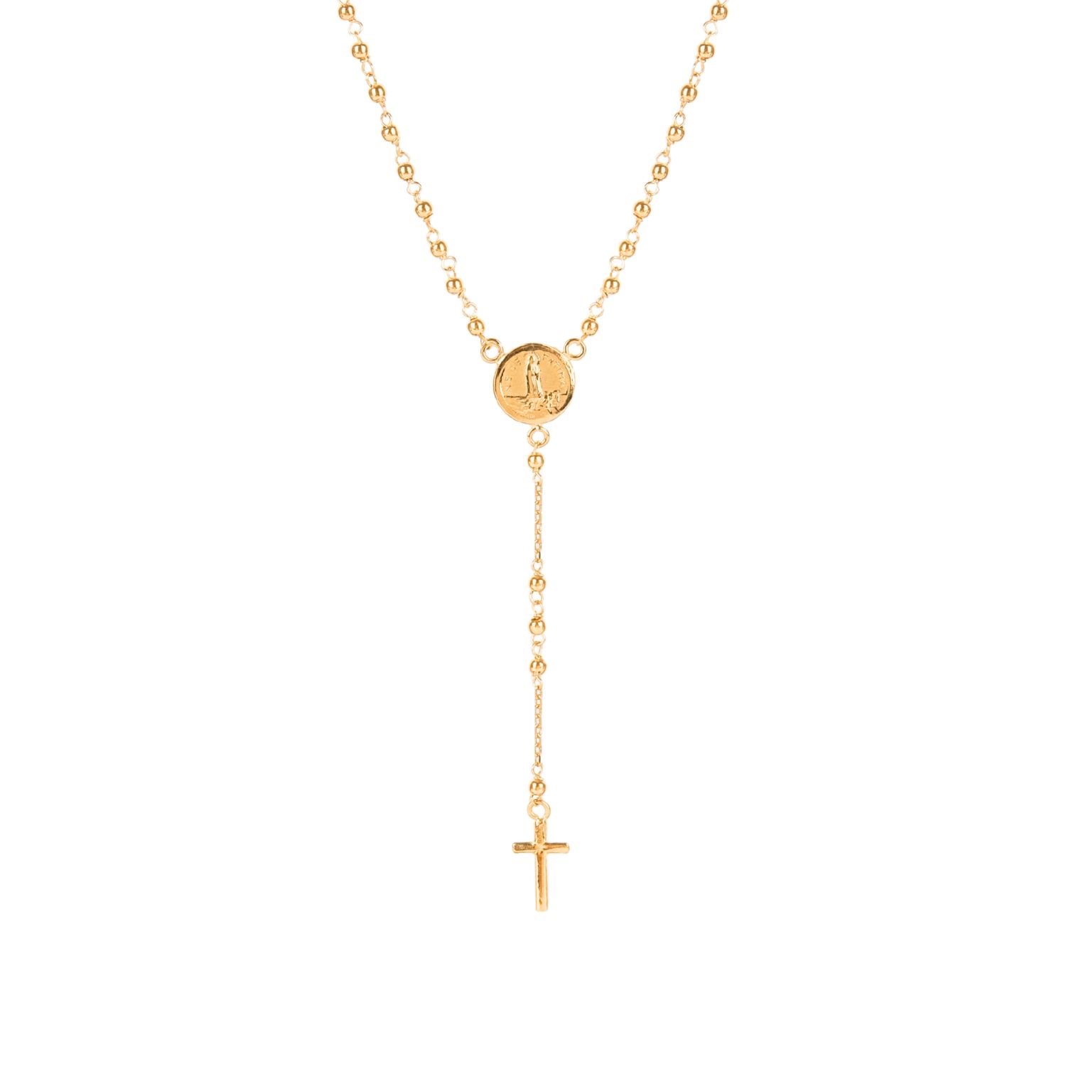 Necklace Rosary in 19,2Kt Gold 