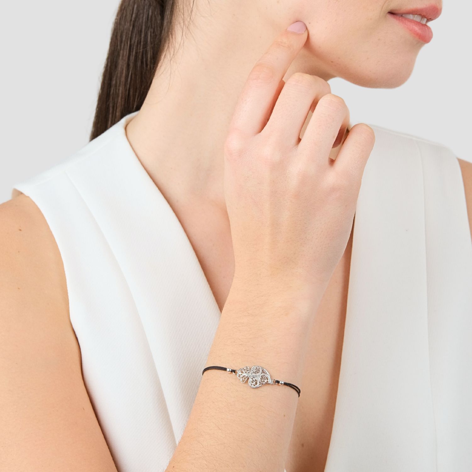 Pulsera Corazón de Viana de Plata 