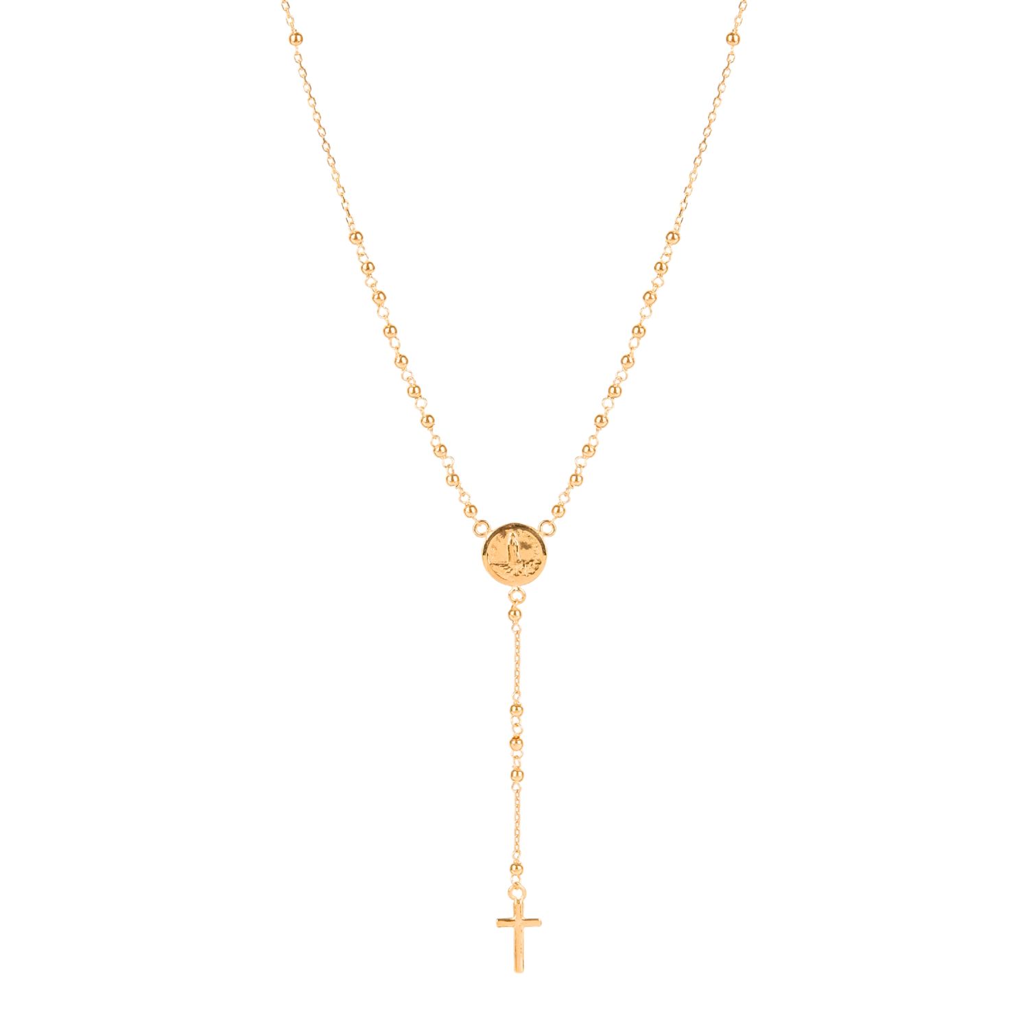 Necklace Rosary in 19,2Kt Gold 