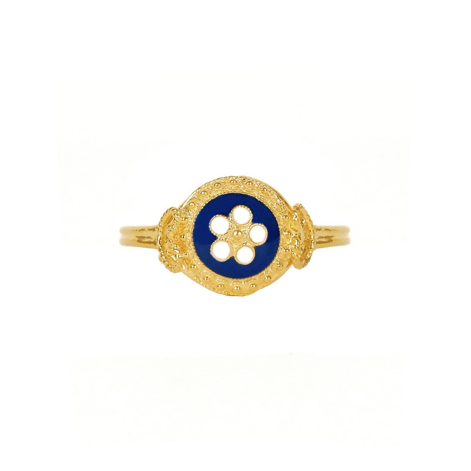 Ring Caramujo in Gold Plated Silver 