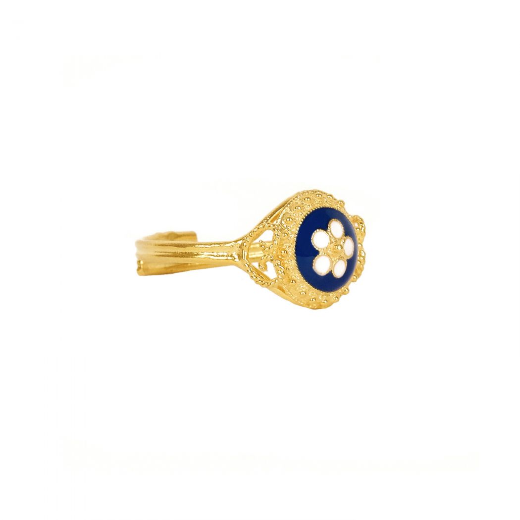 Ring Caramujo in Gold Plated Silver 