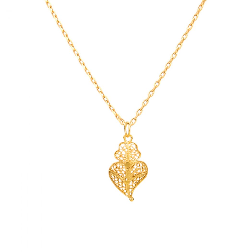 Necklace Heart of Viana XS in 19,2Kt Gold 