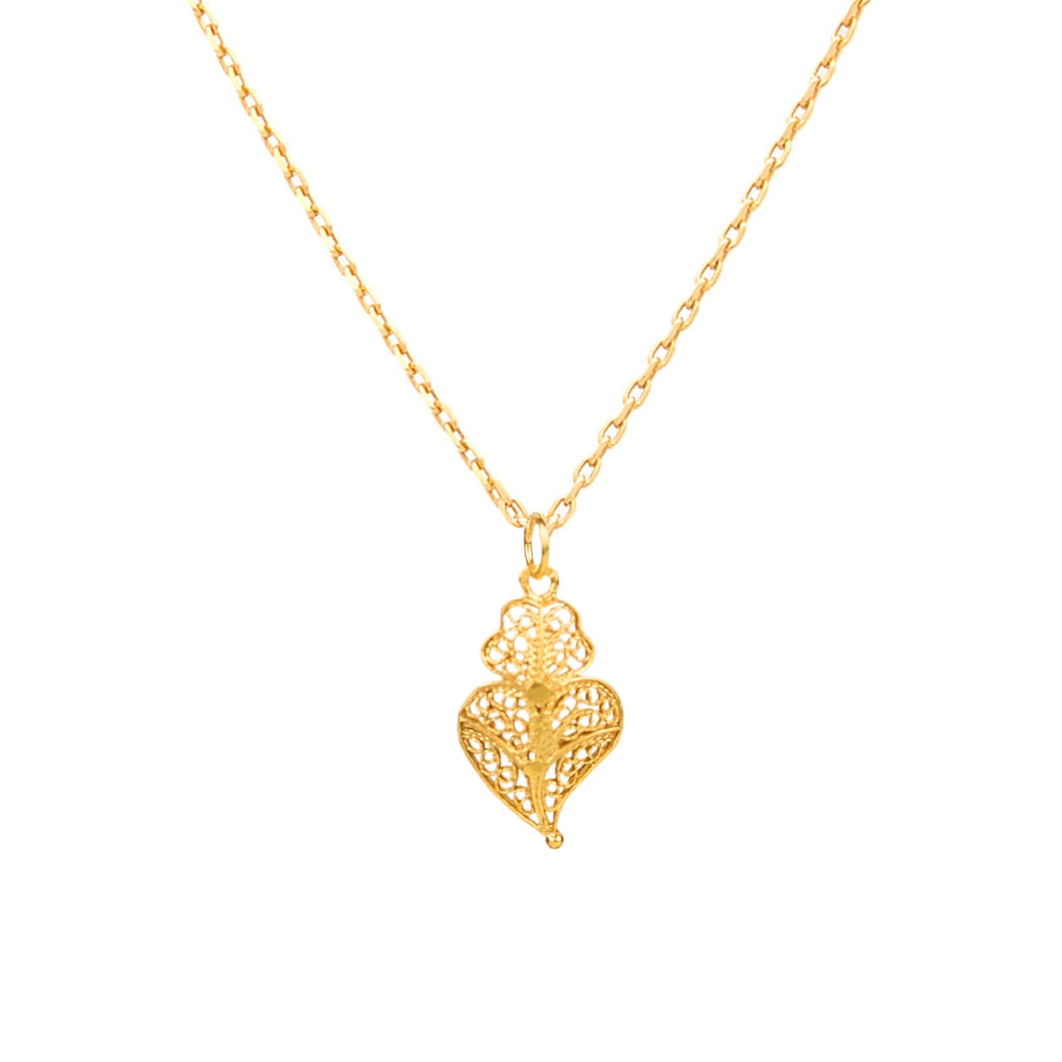 Necklace Heart of Viana XS in 19,2Kt Gold 