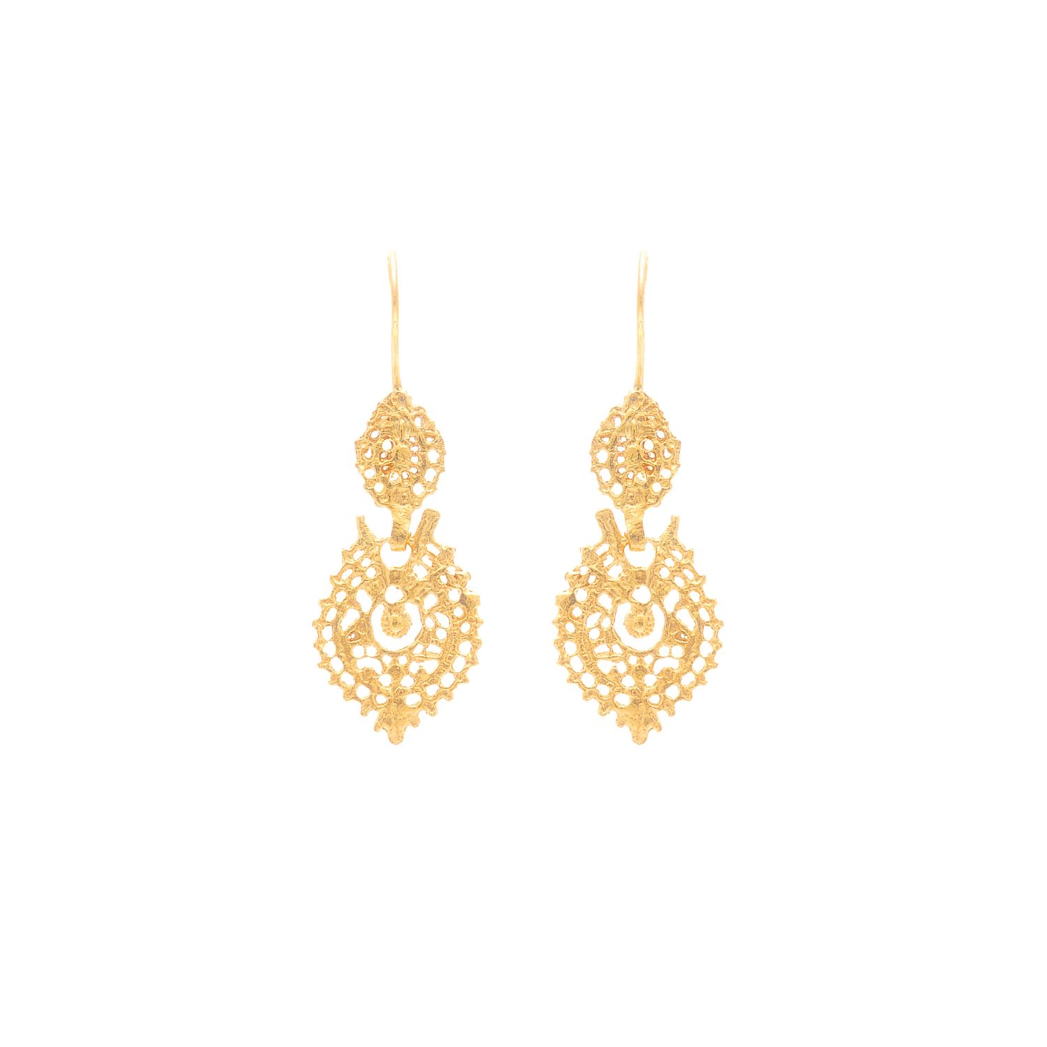 Earrings Queen XS in 19,2Kt Gold 