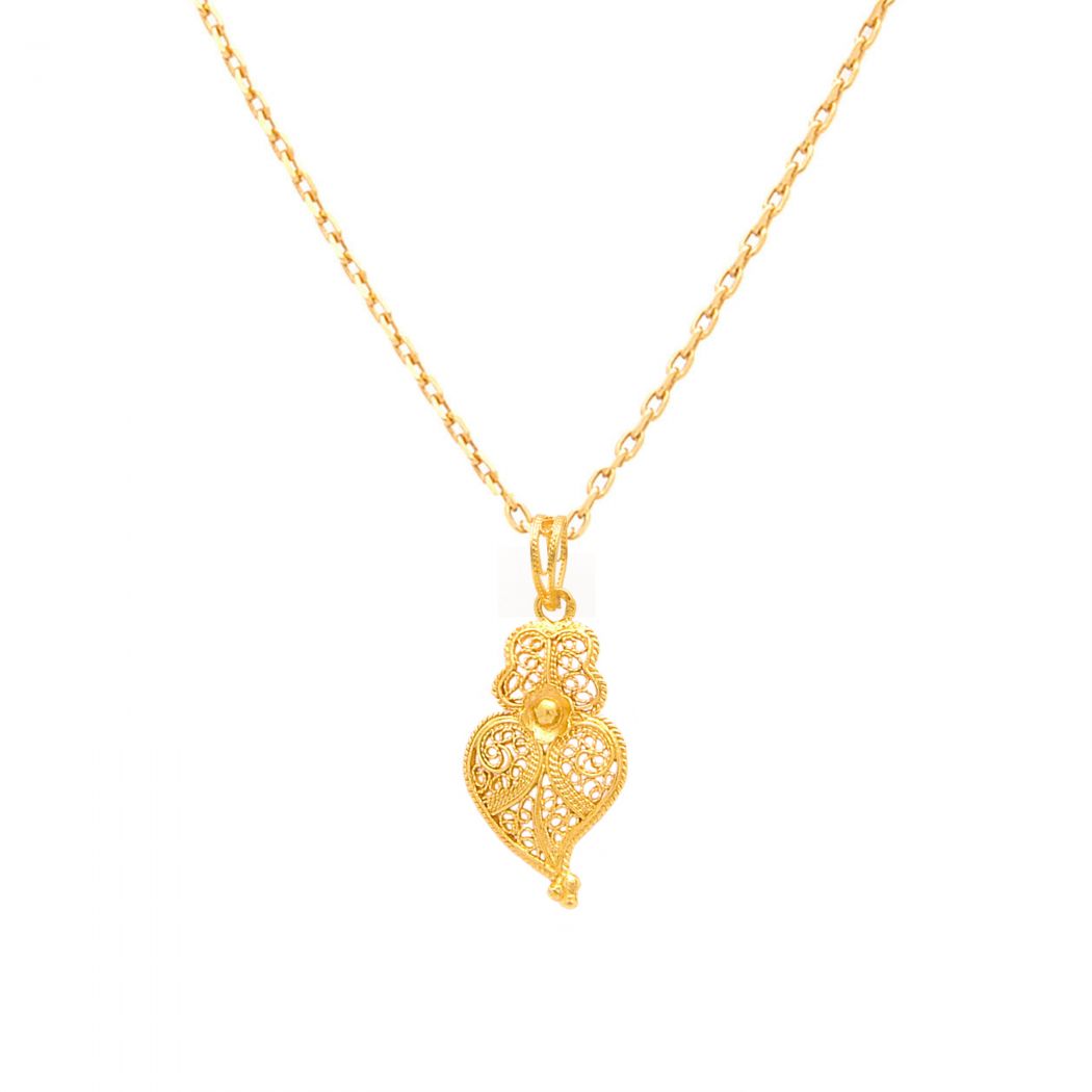 Necklace Heart of Viana S in 19,2Kt Gold 