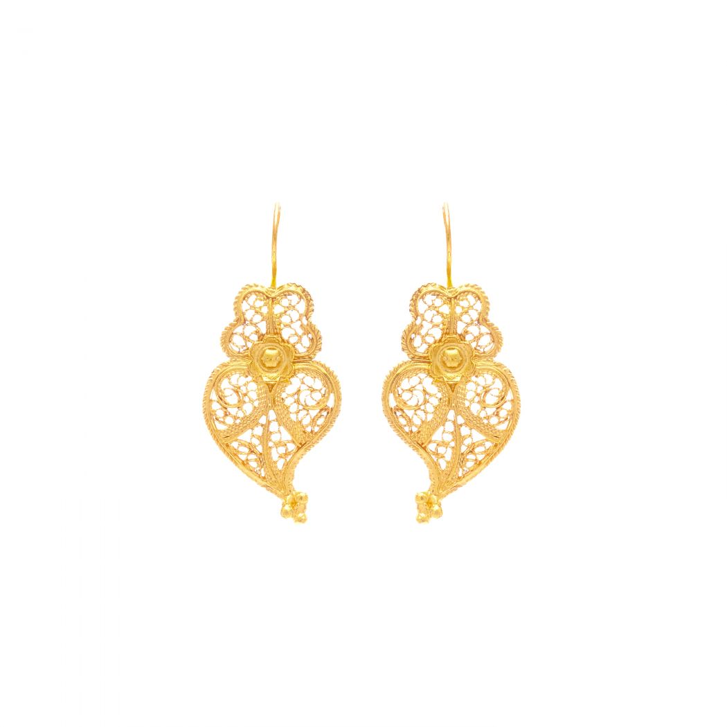 Earrings Heart of Viana S in 19,2Kt Gold 