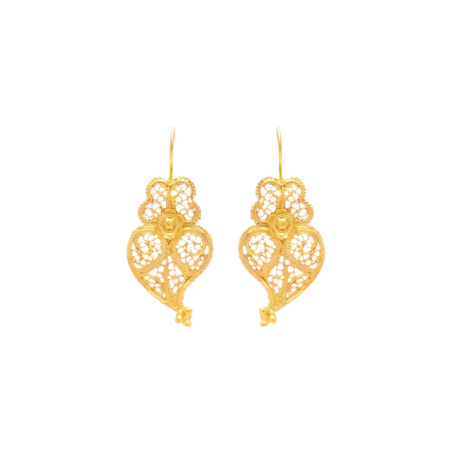 Earrings Heart of Viana S in 19,2Kt Gold 