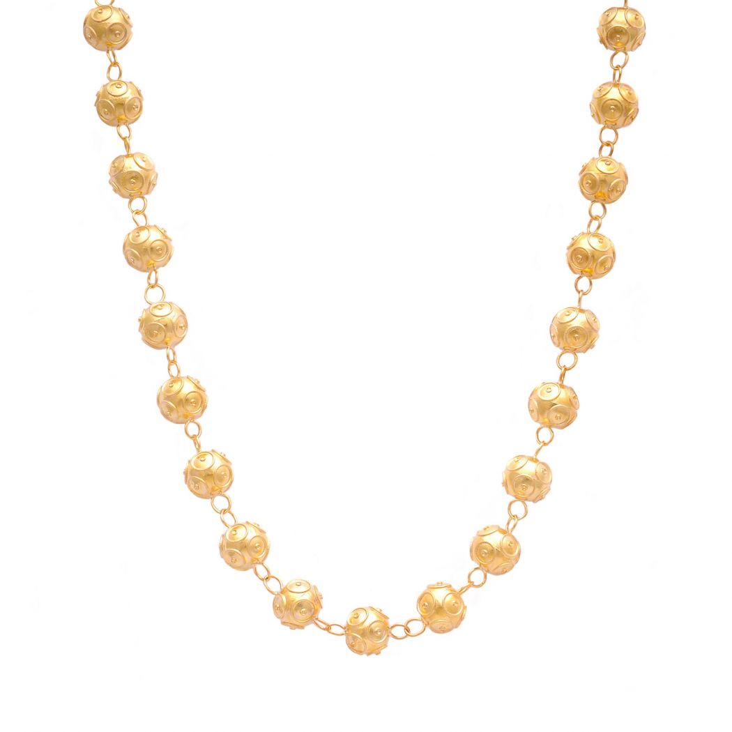 Necklace Viana's Contas in 9Kt Gold