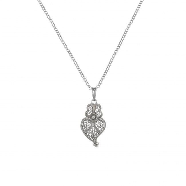 Collier Coeur de Viana 2,5cm en Argent 