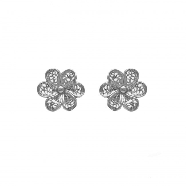 Pendientes Flor de Plata 