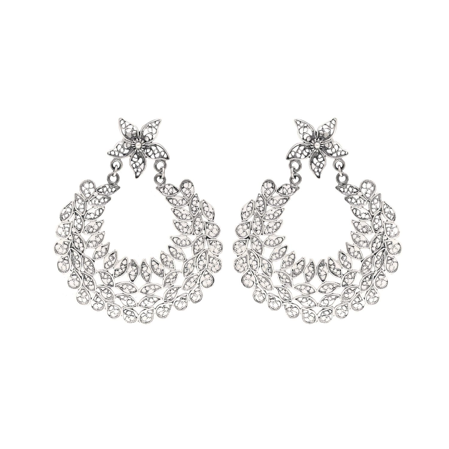 Earrings Ciclo in Silver 