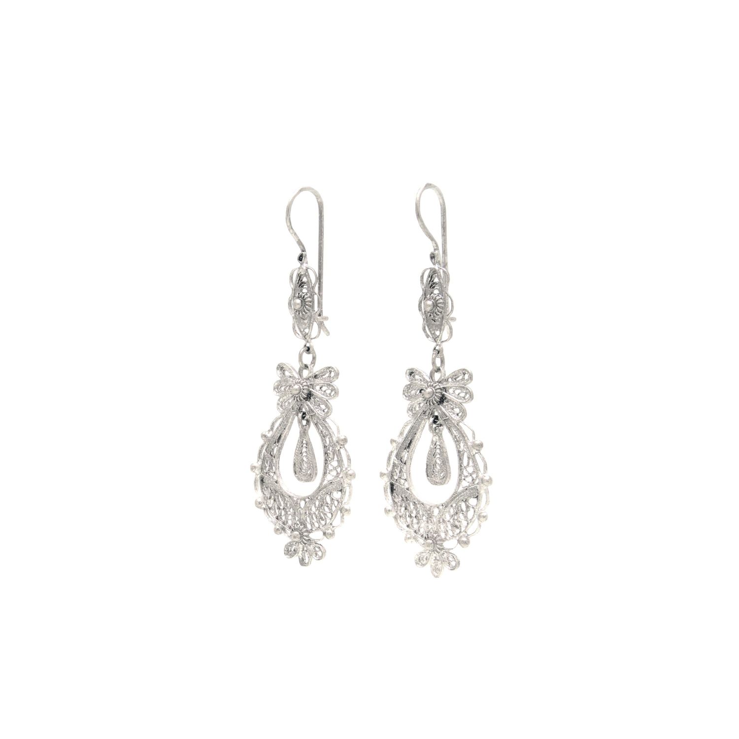 Earrings Princess in Silver 