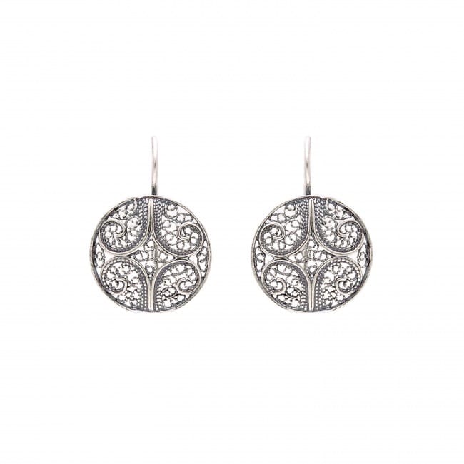 Boucles d'Oreilles Cercles en Argent 