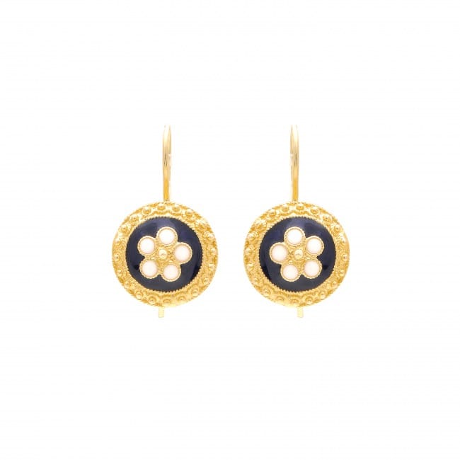 Boucles d'Oreilles Caramujo en Or 19,2 Carats 