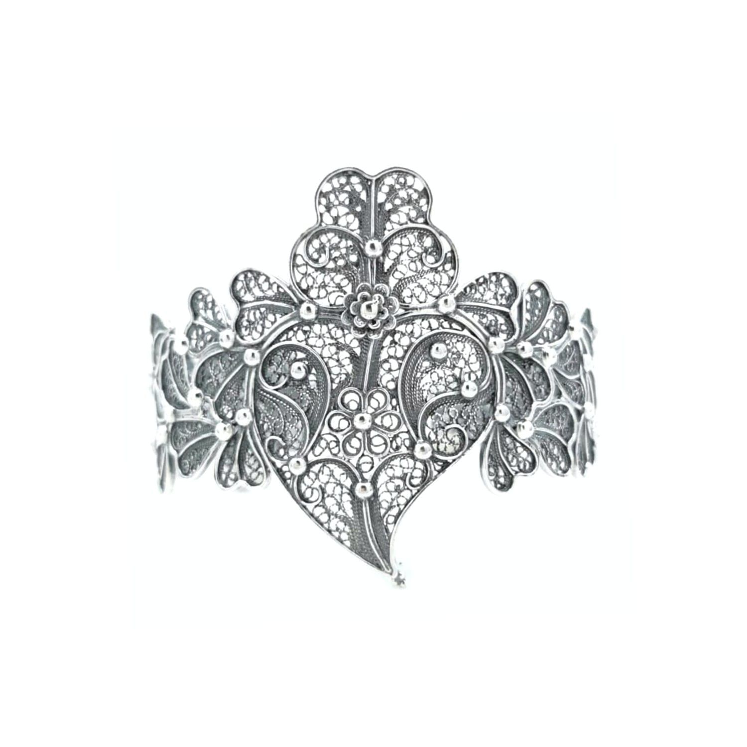 Bracelet Heart of Viana XL in Silver 