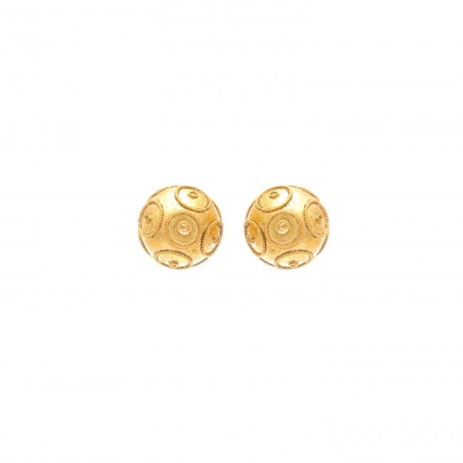 Boucles d'Oreilles Conta de Viana en Or 19,2 Carats 