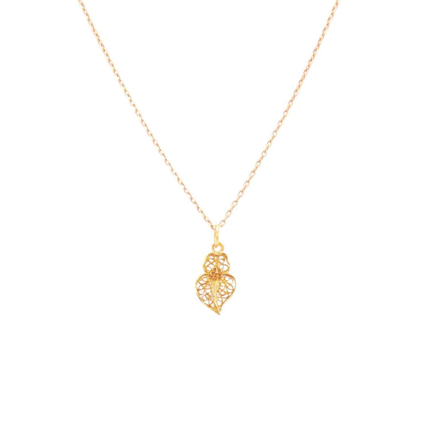 Necklace Heart of Viana XXS in 9Kt Gold 
