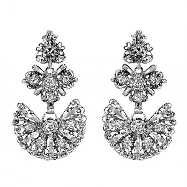 Boucles d'Oreilles Galegos en Argent 