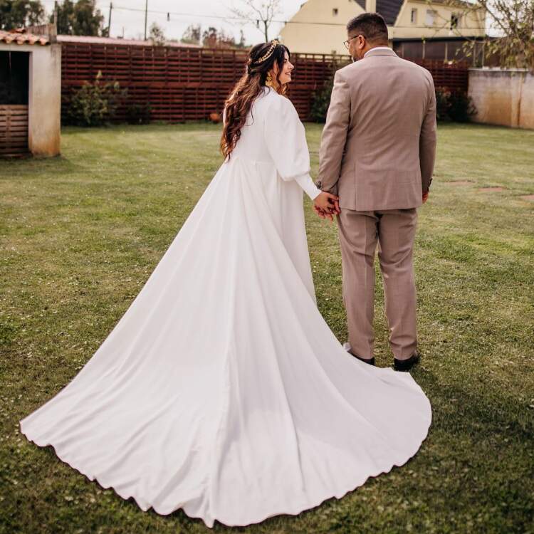 Bride and Groom at Wedding